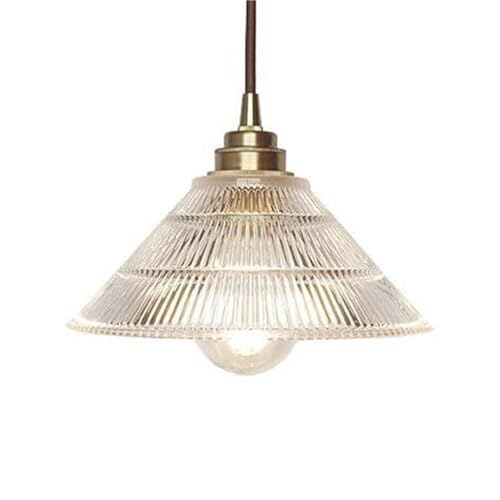 Luminaires de plafond E27 suspension personnalisée en verre transparent