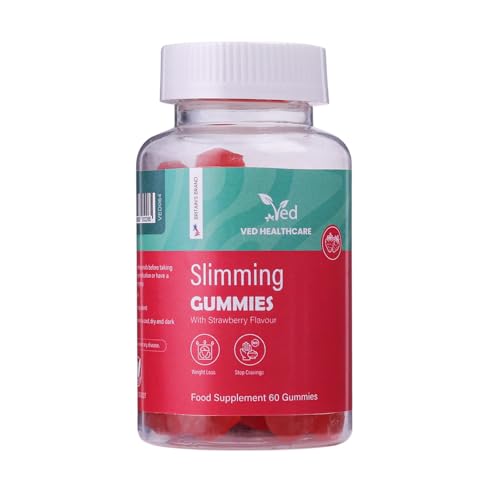 Ved Garcinia Cambogia Gummies, Weight Loss Supplement for Maximum Results & Aid for Slimming, Suitable for Men and Women- 60 Chews 30 Days’ Supply.