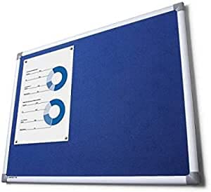 SCRITTO ® Fabric Felt Noticeboard (Felt Blue 180 X 120 cm)