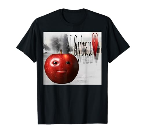 Lustiger SYBAU Silly AI Apple Gen z Meme BrainRot Humor T-Shirt