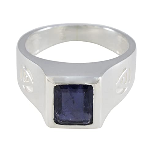Bague argent sterling 925 octogone : le bijou personnalisé durable contre le ternissement