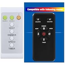 Replacement Remote Control for Antarctic Star FH-3001LA RFH-3601LA RFH-4001LA RFH-4201LA RFH-4801LA RFH-5001LA RFH-6001LA RFH-7401LA RFH-10201LA Electric Fireplace