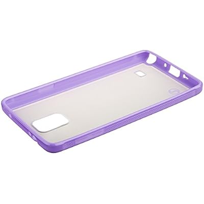 Galaxy Note 4 case, Nupro Lightweight Projective Bumper Case Cover for Galaxy Note - Clear/Purple