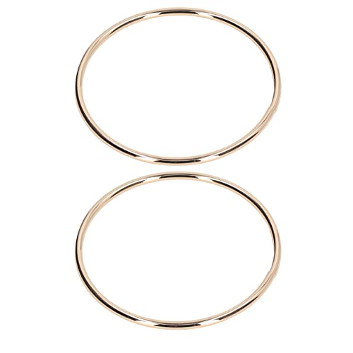 2 Manici per Borsa in Metallo, Manico Rotondo per