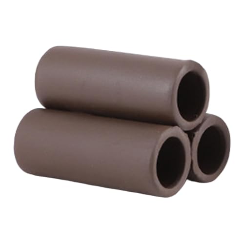 Leefasy 水槽シェルター、産卵繁殖シェルター、水槽装飾セラミック隠れ家洞窟, 小さな3つの穴