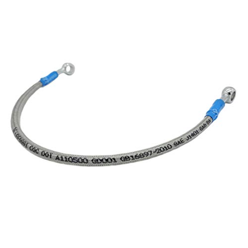 390mm 39cm Lefossi Universal Moto Tuyau De Frein Tressé en Acier Hydraulique Renforcer Frein Embrayage Huile Tuyau Tuyau De Conduite pour Pit Dirt Bike Enduro Motocross Street Bikes Sport Bikes Cover