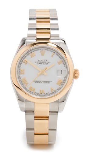Top rolex watches for men & women | top deals 2025 – eknazardeals Pre-Owned Rolex Women's 31mm Midsize Titanium Yellow Gold Rolex Watch, Silver/Gold, One Size