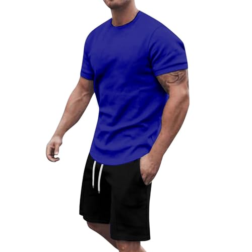 Ensemble en coton respirant homme avec t-shirt et short haut de gamme
