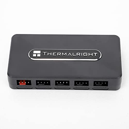 Image of Thermalright Integrated 10-Port 4 Pin PC Fan Controller Hub, 12V Support for up to 10 Fans, SATA Power Cord Direct Input