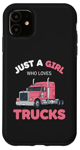 Trucks & Off-Road: Little Girl, Big Trucks Case for iPhone