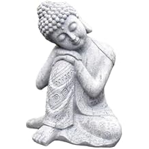 Antique Thailand Buddha Statue Sitting Figurine Home Office Desktop Decor