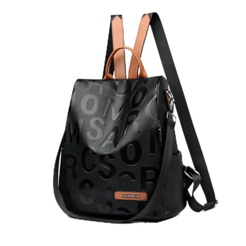 Bolsa Feminina Mochila De Couro Social Tiracolo Antifurto