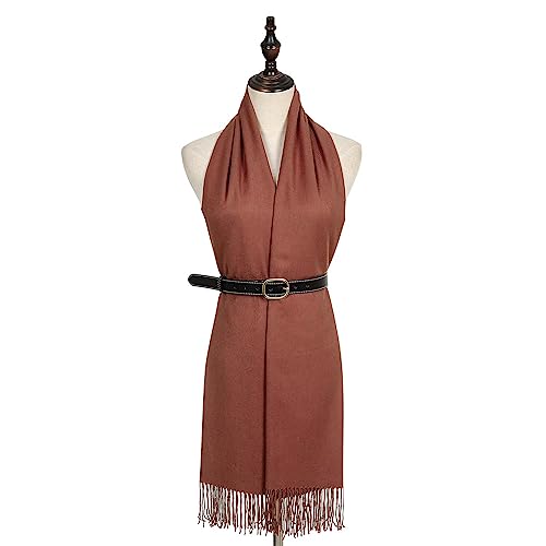 Image of RIIQIICHY Women's Fringe Shawl Wrap Pashmina Scarf for Wedding Evening