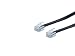 RJ12 6 Conductor Straight Wired Modular Telephone Cable - 4 FT
