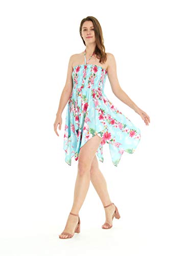Image of Hawaii Hangover Family Matching Clothes, Pink Hibiscus Vine Turquoise | Family matching Hawaiian outfits, Pink Hibiscus Vine Turquoise, lightweight rayon, machine washable, tropical floral print