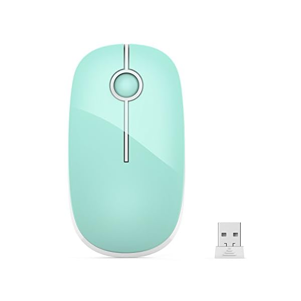 seenda Kabellose Maus, 2.4 G Silent Mouse mit USB-Empfänger, 18 Monate Akkulaufzeit, 1600 DPI Präzisions-tragbare… – Bild 3