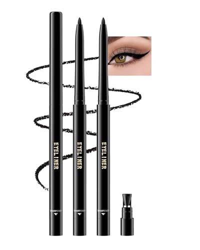 Delineador en gel negro resistente al agua, pack 2 miniatura 1