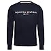 Produktbild Tommy Hilfiger Herren Sweatshirt Tommy Logo ohne Kapuze, Blau (Desert Sky), L