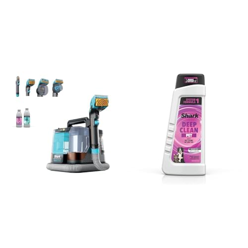 Image of Shark PX251 StainStriker HairPro Pet, Portable Spot, Stain, & Odor Eliminator with Bonus Accessories and Cleaning Solutions + Shark 48oz Deep Clean Pet Formula