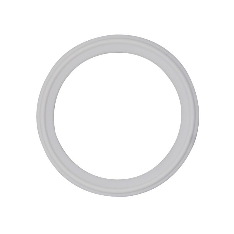 PTFE Flat Washers, PTFE Tri Clamp Gasket Sanitary Clamp Seal Washers 10 Pcs 0.2mm Thickness Multiple Sizes(159mm*183mm)