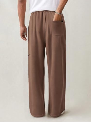 ZAFUL Men's Star Casual Pants Baggy Y2k Graphic Sweatpants Elastic Waist Straight Leg Dance Pant Track Trousers4