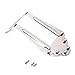 FAVOMOTO Ga419 Vintage Guitar Bridge Tailpiece, 6 String Jazz Guitar Bridge Tailpiece with Mounting Screws Replacement Part for Fixed Stringed Instrument