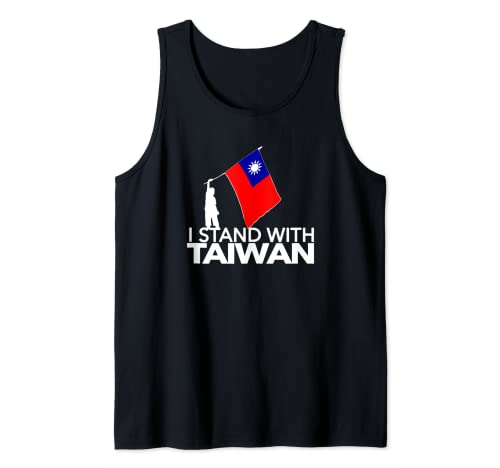 I Love Taiwan Flag Taiwan Pride I Stand With Taiwan China Camiseta sin Mangas