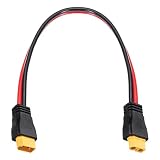 sourcing map Cavo di prolunga XT60 300VDC, 14AWG 1FT XT60 maschio a femmina cavo connettore per batteria RC portatile centrale elettrica pannello solare FPV Drone
