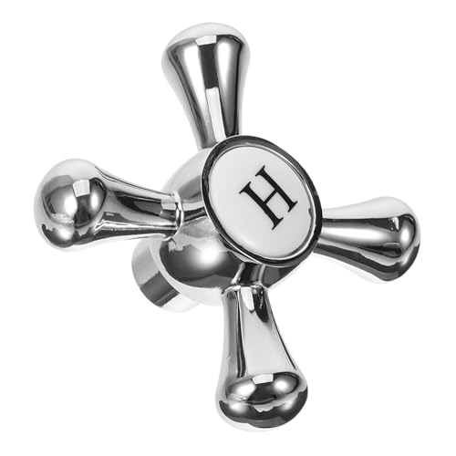 IWOWHERO 厨房用亜合蛇口ハンドル 洗面台 ランドリー用交換部品 耐久性レトロデザイン キッチン浴室対応シンプル操作