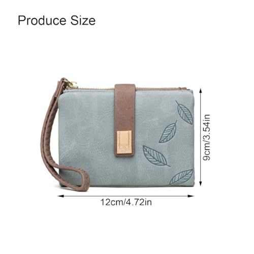 Credit Card Holder Large Capacity Clutch Purse Bifold Purses Compact Wallets2