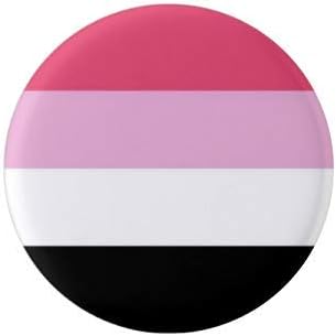 Reciprosexual Pride Flag Pin 1” Round Circle Shape Metal Button Pin Badge Pinback 1 inch Pin 25 mm 2.5 cm - Image 2