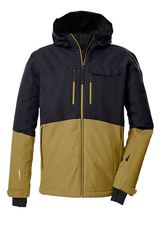 killtec Herren Skijacke/Funktionsjacke mit Kapuze und Schneefang KSW 53 MN SKI JCKT, schwarz blau, L, 43433-000