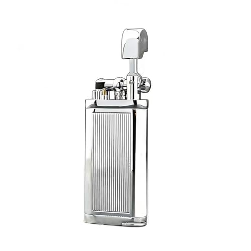 Encendedor de gas butano estilo vintage con rueda de molienda