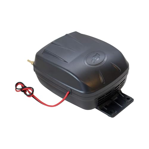 AirLift 12V Portable Air Compressor Silver Compact Inflation Unit for Vehicle and Utility Use |...
