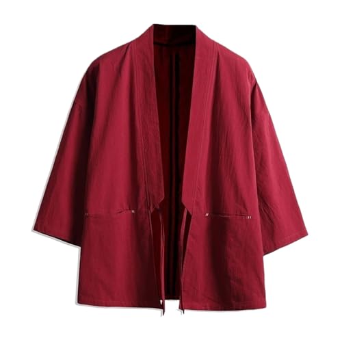 Kimono d'été en coton pour homme de style japonais décontracté