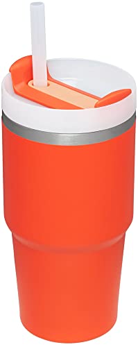 Image of STANLEY Quencher H2.0 Tumbler with Straw 20 oz | Flowstate 3-Position Lid | Cup Holder Compatible for Travel | Insulated Stainless Steel Cup | BPA-Free | Tigerlily