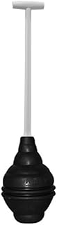 Korky 99-4A 99-1AM Beehive Max Universal Fits All Old and New Powerful Plunge-Easy Grip T-Handle-Made in USA Toilet Plunger, Black