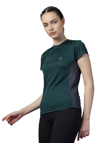 Image of CHKOKKO Gym Tshirt for Women Workout Dry Fit t Shirt Sports Tshirt Lightweight Round Neck Breathable Half Sleeve Activewear Mesh Running Yoga Tops for Woman