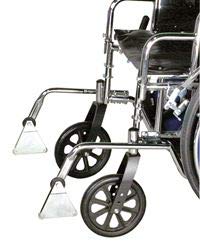 AliMed Front Anti-Tippers with Bumper, Pair