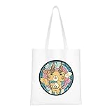 [CXTXDY] キャンバストートバック 妖怪ウォッチ グッズ 大容量 買い物バッグ おしゃれ エコバッグ