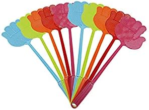 10 Pack Fly Swatter Multi-Colors Plastic Handle V7023 image 5