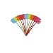 ValueHall 10 Pack Fly Swatter Multi-Colors Plastic Handle V7023