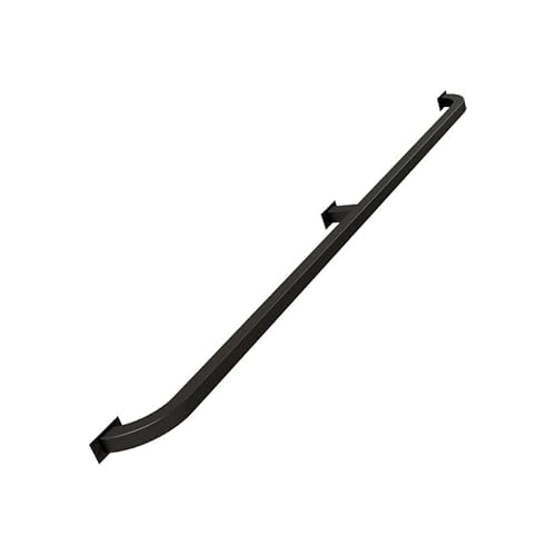 工業用階段手すり 壁取り付け 角管手すり 屋外・屋内階段 ロフトポーチ用(Black,100cm)
