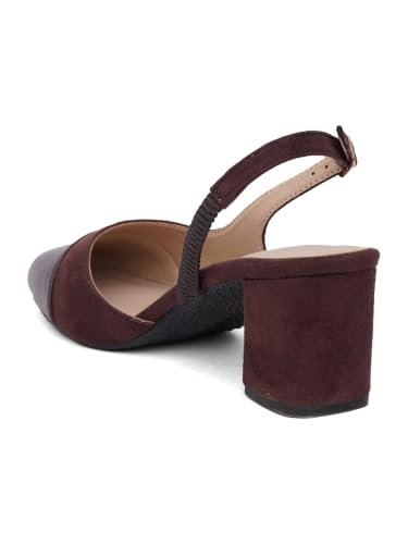 Image of TRYME Women's Mary Jane Block Heels | Single Strap Square Toe Pumps | Comfortable Chunky Heel Shoes for Office Casual Elegant Wear