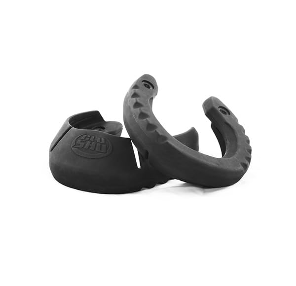 GluShu Glue-On Horseshoes #00 Front, Black