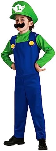 Bopika Super Brothers Costume Cosplay Role Play Unisex Halloween Dress Outfit 3 31FzMT41VfL. AC