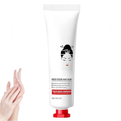 Crema de Manos Reafirmante, Antiarrugas, Hidratación Profunda, Iluminadora, Tono Uniforme para Manos Secas y Agrietadas, Para Mujeres, No Grasa, 30 g (1Piezas)