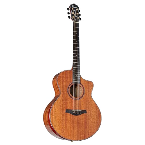 Fame Mahogany Standard – Guitare Acoustique - Les Beatles, Paul McCartney, John Lennon, RIngo Starr, George Harrison Fame Mahogany Standard - Guitare Acoustique