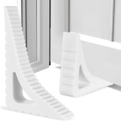 Lot de 2 Arrêts de Portes, Cale de Porte Antidérapante, Arrêt de Porte en Caoutchouc, Cale-Porte Mobile Protection Compatible avec Tous Types de Sols pour...