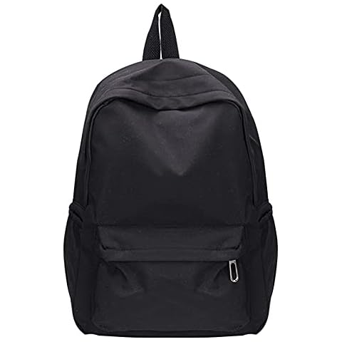 School Backpack Girls, Students School Causal Backpacks, 16 Inch Laptop Backpack, Lightweight Leisure Rucksack for School, Office, University Work Daypack- Black Cover